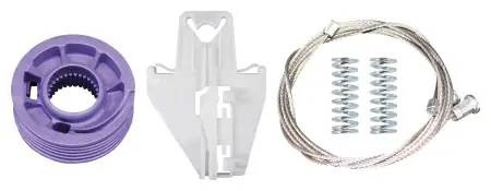 Kit macara geam Spate Stanga VW Polo 9N 2002-2008 Retur ușor