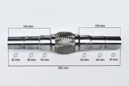 RACORD FLEXIBIL ADAPTABLE (B2) 45/48/55X400/100 MM Preferatul clienților
