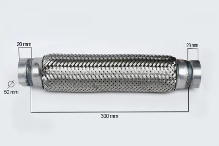 RACORD FLEXIBIL INNER & OUTER BRAID (B) 50X300 MM Calitate înaltă