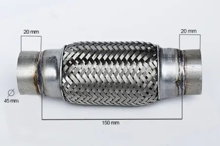 RACORD FLEXIBIL INNER & OUTER BRAID (B) 45x150 MM Popular