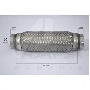 Plată sigură RACORD FLEXIBIL INNER & OUTER BRAID (B) 60X250 MM