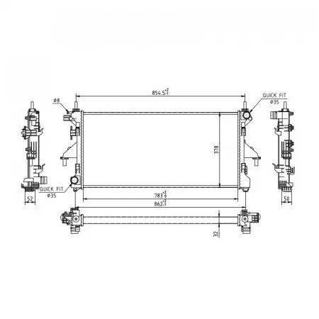 Mai ieftin Radiator racire FIAT DUCATO 2006-2023