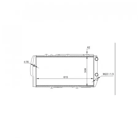 Disponibil imediat Radiator racire AUDI 200 AVANT 1984-1991