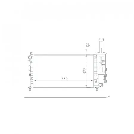 Ultima șansă Radiator racire FIAT PUNTO 2001-2003