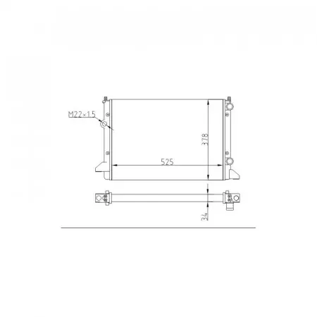 Radiator racire VW PASSAT 1994-1996 Bestseller
