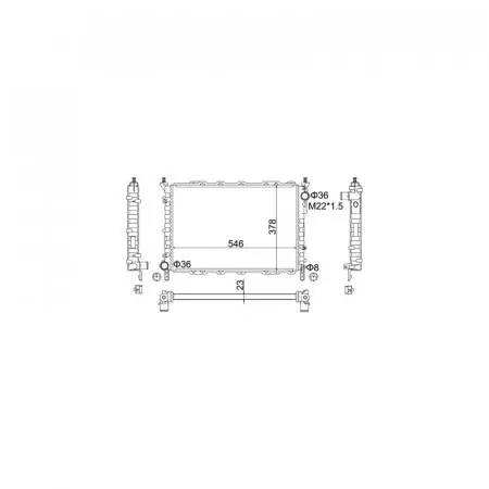 Plată sigură Radiator racire ALFA ROMEO 146 1994-2001