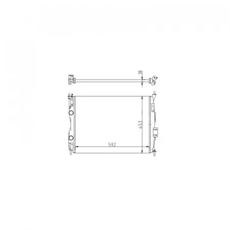 Radiator racire NISSAN QASHQAI 2007-2014 Noutate