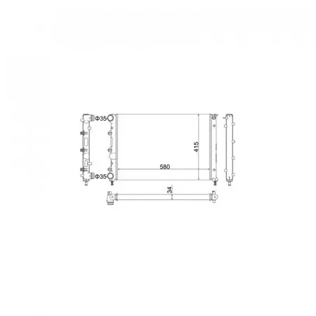 Ofertă exclusivă Radiator racire ALFA ROMEO 147 2001-2010