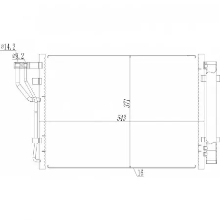 Reducere Radiator racire HYUNDAI IX20 2010-2019