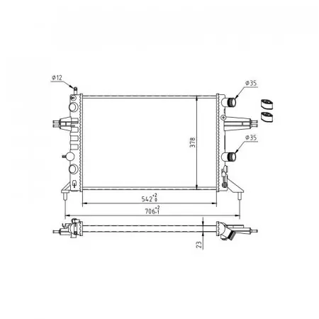 Chilipir Radiator racire OPEL ASTRA G 1998-2005