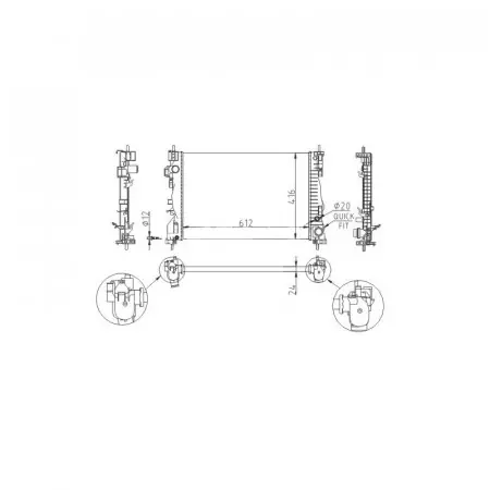 Ofertă exclusivă Radiator racire ALFA ROMEO GIULIETTA 2010-2020