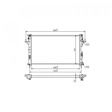Radiator racire RENAULT LAGUNA 2000-2007 Transport gratuit