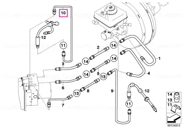 Cel mai vândut Conducta cu furtun M10/M12 - BMW