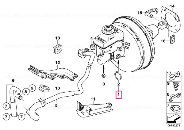 Servomtor frana - BMW Nu rata