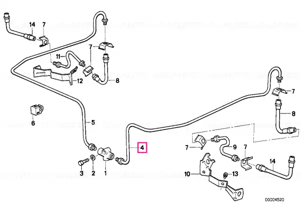 Lichidare de stoc Tub frana M10/M10-270MM - BMW