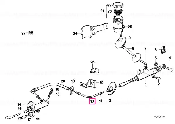 Popular Tub frana M10/M10-400MM - BMW