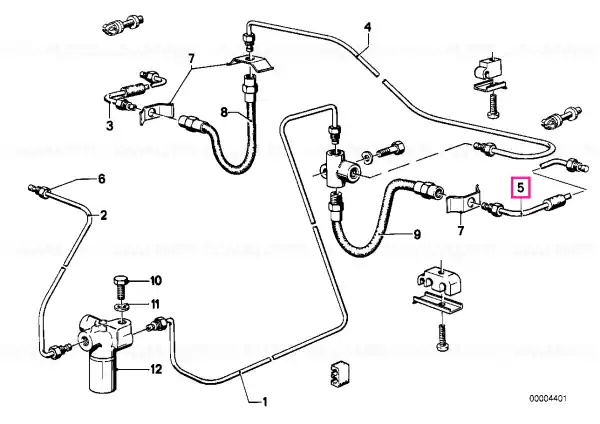 Tub frana M10/M10-470MM - BMW Plată sigură