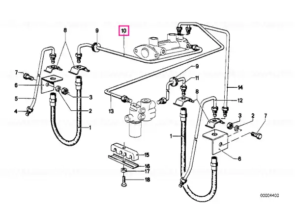 Tub frana M10/M10-560MM - BMW Preferatul clienților