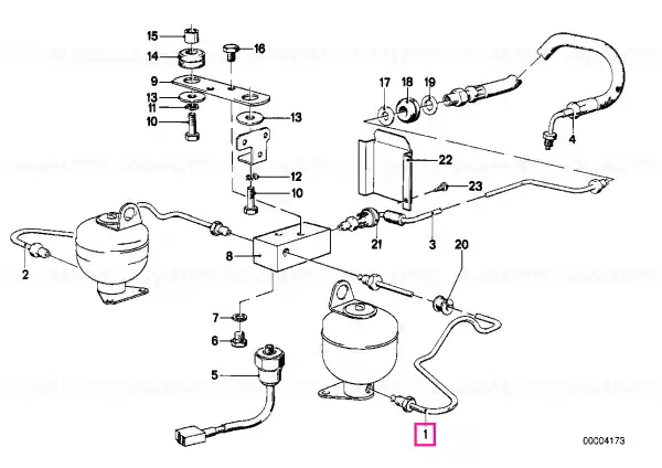 Tub frana M10/M10-780MM - BMW Popular
