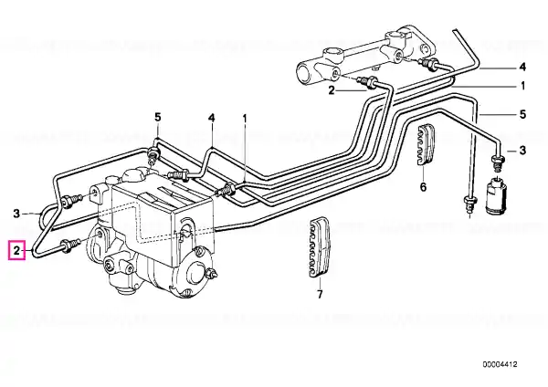 Bestseller Tub frana M10/M10-886MM - BMW