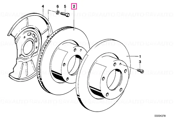 Disc frână ventilat dreapta 345X32 - BMW Reduceri
