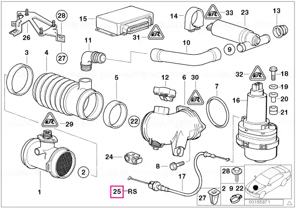 Actuator clapetă accelerație Ads 2 - BMW Reducere