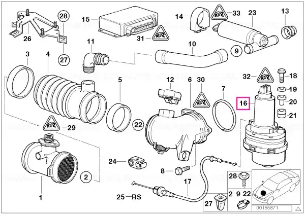 Actuator clapetă accelerație Ads 2 - BMW Mai ieftin