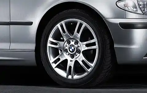 Discount Janta aliaj usor - M Performance Double Spoke 97M - Argintiu (Silver) - 8,5JX17 ET:50 - BMW Seria 3 E46