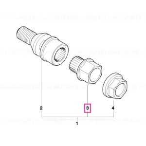 Adaptor cod CODE 36/SW19MM - BMW Reducere