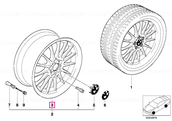 Vezi acum Jantă aliaj Brilliantline 8JX18 ET:20 8JX18 ET:20 - BMW