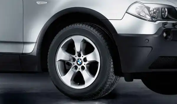 Janta aliaj usor - Star Spoke 204 - Argintiu (Silver) - 8Jx17 ET:46 - BMW X3 E83 Cel mai vândut