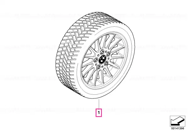 Cumpărături sigure Roată completă de iarnă - Radial Spoke 32 cu anvelopa Dunlop SP Winter Sport M3 ROF - 205/55R16 91H - BMW Seria 3 E90/E91/E92/E93