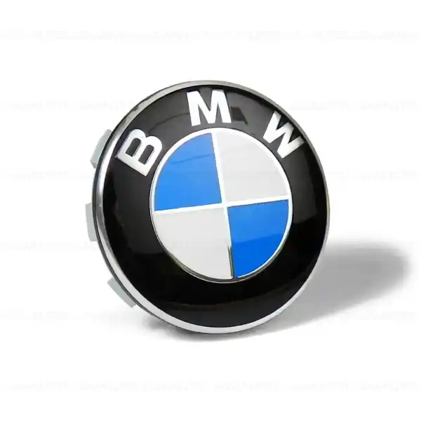 Calitate înaltă Emblema janta cu margine cromata - BMW - Ø 65 mm