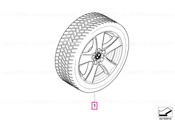 Roată completă de iarnă - Star Spoke 209 cu anvelopa Dunlop Grandtrek WT M3 ROF - 255/55R18 109H XL - BMW X5 E70 Cel mai vândut