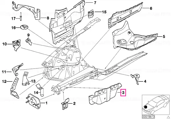 Reducere extra Suport stabilizator dreapta - BMW