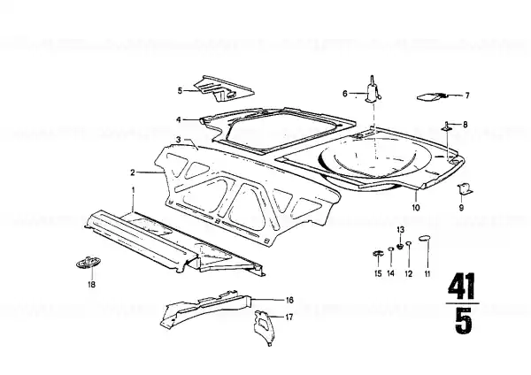 Podea portbagaj TANK VON OBEN - BMW Premium
