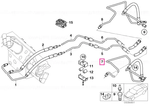Linie presiune motor M14X1,5 - BMW Mai ieftin
