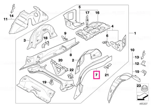 Membru lateral stang - BMW Noutate