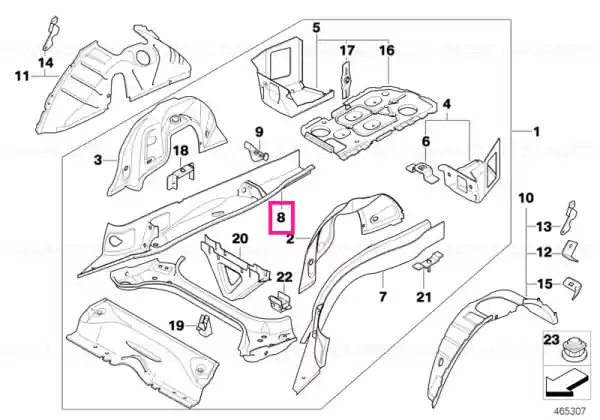Membru lateral drept - BMW Bestseller