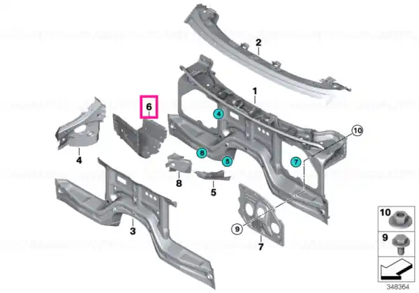 Cel mai bun preț Tablă conectare panou lateral stâng - BMW