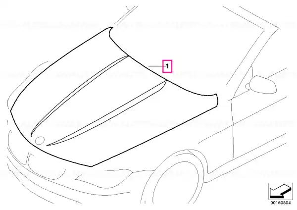 Cel mai bun preț Capotă motor - BMW