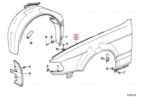 Ieftin Panou lateral front stânga - BMW