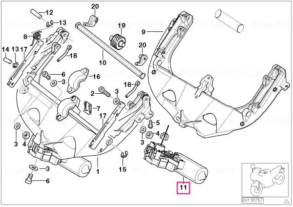Reducere de preț Actuator - BMW Motorrad