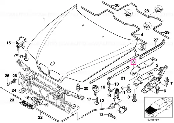 Distanțier 2,0MM - BMW Doar azi