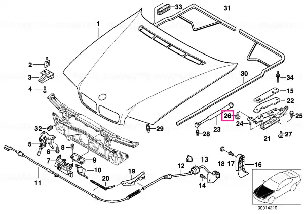 Expediere rapidă Șurub Torx cu șaibă ISA M8X15 - BMW