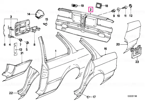 Panou spate - BMW Reduceri