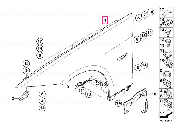 Ieftin Panou lateral fata stang - BMW