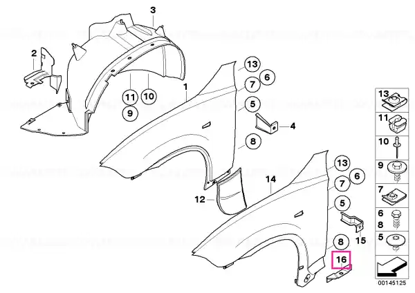 Livrare expres Consola panou lateral intrare - BMW