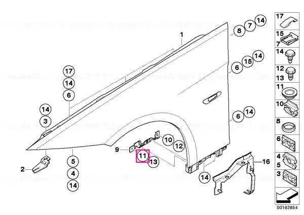Element glisant pragul, fata D=32MM - BMW Promoție