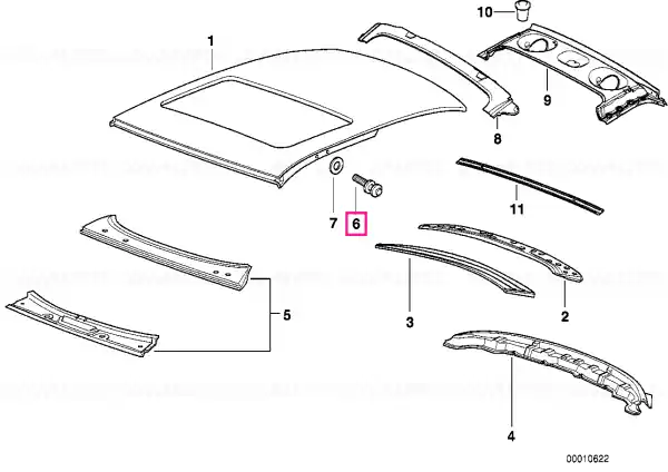 Șurub Torx cu șaibă ISA M8X17 - BMW Ofertă limitată